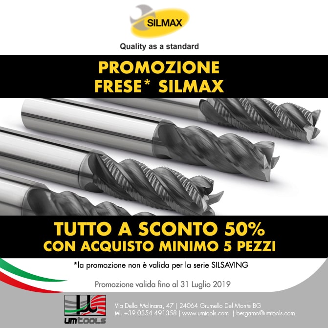 promozione frese silmax per um tools bergamo